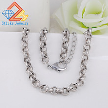 Charm Vintage Chain Necklace 45 mm X 7 mm Ancient Silver Plated Popcorn Chain Trendy Necklace for Men Jewelry 2024 - buy cheap