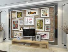 Pintura Decorativa nostálgica para pared de fotos, papel tapiz para restaurante, Bar, sala de estar, sofá, pared de TV, dormitorio, Grandes murales 2024 - compra barato