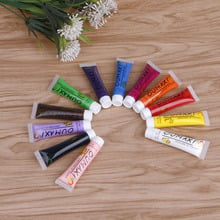 12 Colors 3D 12ml Nail Art Paint Tube Draw Painting Acrylic Nail Art Tip UV Gel 2024 - buy cheap