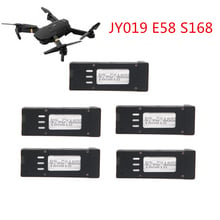Batería Lipo de 3,7 V, 500mAh para Eachine E58 S168 JY019 RC Drone Quadcopter, piezas de repuesto, batería recargable de 3,7 v 2024 - compra barato
