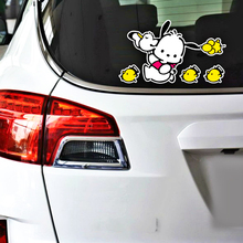 Aliauto Car Accessories Cartoon PC Dog Reflective Sticker Decal Decoration for Motorcycle Trolley Case Honda Ford Focus Audi Bmw 2024 - buy cheap