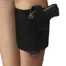 CQC-pistolera táctica Universal Airsoft para exteriores, pistolera oculta para pierna y tobillo, cinturón de correa, Funda negra para muslo, bolsa de caza 2024 - compra barato