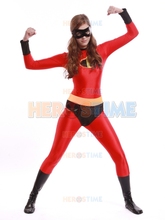 Mrs Incredible Superhero Costume spandex female halloween cosplay Incredibles costume hot sale show zentai suit 2024 - buy cheap