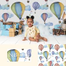 Hot Air Balloon Newborn Backdrop for Photography Baby Shower Birthday Party Photo Background for Children Backdrops Studio 2024 - buy cheap