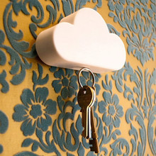 Qualified Magnetic Wall Key Holder Creative Novelty Home Storage Holder White Cloud Shape Magnetic Magnets Key Holder #T1P 2024 - buy cheap