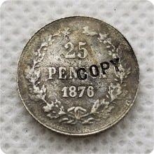 Юбилейные Монеты Финляндия, 25 пенния, копия юбилейных монет, копия монеты, магнитная медаль, 1876 2024 - купить недорого