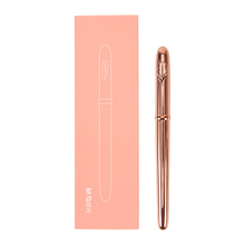 Pluma estilográfica de moda para estudiantes y mujeres, bolígrafos de tinta de Metal de alta gama, elegantes, de oro rosa, 0,5mm, con caja de regalo, papelería de escritura 2024 - compra barato