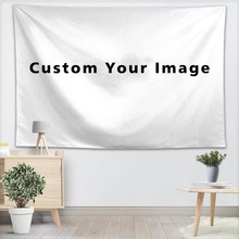 Customize Your Pattern Wall Tapestry Home Decoration Wall Carpet Rectangular Modern Printing Fabric Yoga Mat Blanket Tapestry 2024 - buy cheap