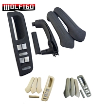 WOLFIGO 5PCS Black/Beige/Grey Interior Door Grab Handle Cover Switch Bezel Trim Kit Fit VW Golf MK4 Passat 1J0867171A New 2024 - buy cheap