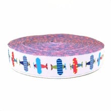 ZERZEEMOOY wholesale 5/8'' (16mmx10yards) 100% Polyester Woven Jacquard Ribbon colour plane lace 2024 - buy cheap