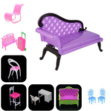 Dollhouse Rocking Couch Bench Chair Lounge Computer Chair For  Livingroom Bedroom Garden Child Furniture Toy Accessories 2024 - buy cheap