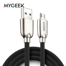 MyGeek Micro USB кабель синхронизации данных и зарядки Кабели для м samsung Xiaomi huawei htc и т. д. провода 1 м microusb Кабели мобильных телефонов 2024 - купить недорого