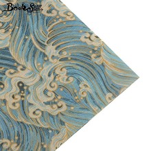 Booksew Printed Cotton Linen Fabric Meter Sewing Telas DIY For Sofa Bag Tablecloth Cushin Curtain Canvas Fabric Cabas Tissu 2024 - buy cheap