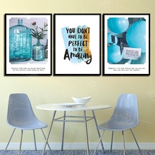 Blue Balloon Posters Aquarius Quotes Art Wall Pictures for Living Room Nordic Minimalist Canvas Art Print Painting Home Decor 2024 - buy cheap