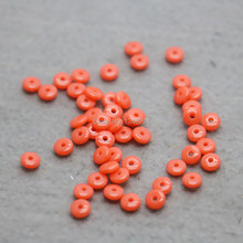 100PCS Hot wholesale clasp Wholesale orange Beeswaxes separate beads Fittings for Accessory DIY 6mm components Findings Gifts 2024 - buy cheap