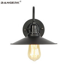 Simple Loft Black Iron Wall Lamp Industrial Retro Wall Light LED Edison Sconces Switch Home Decor Lighting Fixtures Wandlamp 2024 - buy cheap