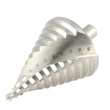 Broca espiral 6-60mm hss 4241, broca de cone gradual 12 passos 13mm haste 2024 - compre barato