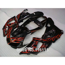 Full injection ABS fairings set for YAMAHA R1 1998 1999 model red flames in black YZF R1 98 99 custom full fairing kit 5010 2024 - buy cheap