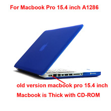 Capa protetora fosca para macbook pro, 15 a1286 case, manga, macbookpro, bolsa de 15.4 polegadas, matt, capa macbooka1286 shell 2024 - compre barato