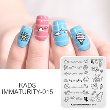 KADS Nail Stamping Plates Manicure Printing Tool Cute Tiny Image Design Plates for Stamping Nail Art Stainless Steel Stamper 2024 - buy cheap