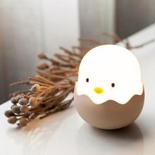 Acecorner Baby Night Light Nursery Silicone Chicken Egg Touch Sensor LED Lamp for Child Kids USB Charge Romantic Cute Animal 2024 - buy cheap