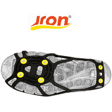 Jron 5 Pairs 6-Teeth Traction Cleat for Walking on Snow and Ice Anti-slip Shoes Spike Grips Crampons Climbing Ice Gripper 2024 - buy cheap