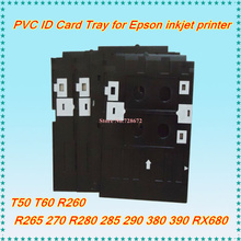 12 PVC ID Card Bandeja Para Epson T50 T60 A50 P50 L800 L801 R330 R260 R265 R270 R280 R285 R290 R380 R390 RX590 RX680 Impressora Jato de tinta 2024 - compre barato
