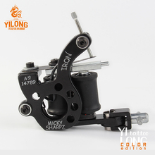 Hot Sales Wire Cutting 10 Wrap Coils Tattoo Machine For Liner And Shader Black Color Iron Tattoo Supplies 2024 - buy cheap