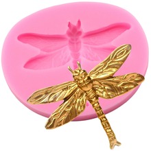 Dragonfly Silicone Molds Insect Chocolate Fondant Molds Sugarcraft Cake Decorating Tools Resin Clay Candy Mould Cupcake Baking 2024 - buy cheap