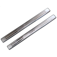 For Fiat 500 500C B500 2012-2015 High-quality stainless steel  Plate Door Sill Welcome Pedal Car Styling Accessories 4pcs/set 2024 - buy cheap