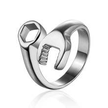 Anillo estilo Punk de acero inoxidable para hombre, anillo estilo mecánico de motorista, a la moda, talla 7-13 2024 - compra barato