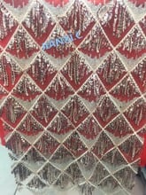 5 yards per piece good quality DiuDiu-110903 embroidery french net lace fabric with sequins 2024 - buy cheap