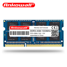 Оперативная память Ankowall DDR3 для ноутбука, 2 ГБ, 4 ГБ, 8 ГБ, 1600/1333 МГц 2024 - купить недорого
