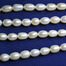 wholesale 10 strands Natural Fresh Water Pearl Beads 7-8 mm Pearl loose 2024 - buy cheap