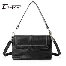 ESUFEIR Fashion Genuine Leather Women Messenger Bag Cowhide Shoulder Bag Brand Women bag Satchels Crossbody Bag bolsa feminina 2024 - buy cheap