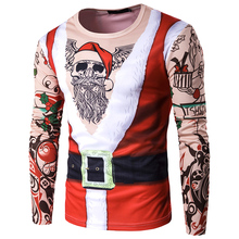 SOLEDI hombres de lana falsa de dos piezas de deporte de moda de Navidad de fiesta Cosplay Navidad Outwear 2024 - compra barato