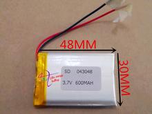 best battery brand MP3 battery lithium polymer rechargeable battery 043048 MP4 A product batteries 2024 - buy cheap