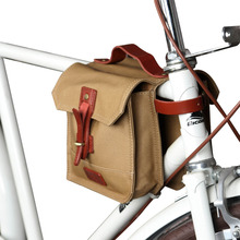 Tourboa bolsa vintage para bicicletas, bolsa para quadro de bicicleta com duas bolsas, acessórios multifuncionais 2024 - compre barato