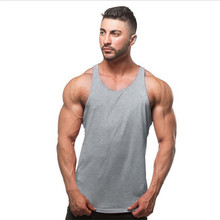 2019 Gyms Tank Tops Mens Undershirt Sporting Wear Patchwork Bodybuilding Men Fitness Exercise Clothing Vest Sleeveless Shirt 2024 - buy cheap