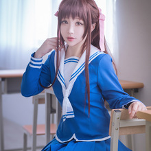 Anime Fruits Basket Cosplay Costume Tohru Honda Cosplay Uniform JK Girl School Uniform Women Sailor Costume Top Skirt 2024 - buy cheap