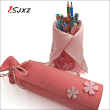 Highly quality Creative Environmental protection velvet pencil case pen holder cute pencil bag  Kawaii box Stationery kids gift 2024 - buy cheap