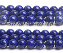diy    Imperial natural lapis lazuli beads child 60pcs 6MM set **  natural stone beads	 wholesale- fashion jewelry lot 2024 - buy cheap