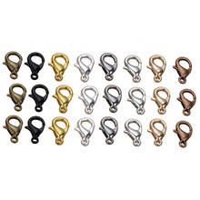 12x6mm 50pcs KC Gold Silver Bronze Plated Lobster Clasp DIY Jewelry Findings Making Clasp for Bracelet Necklace Accessories 2024 - buy cheap