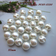 Botones de perlas de 10mm para coser a mujeres y niños, botones de ropa, accesorios decorativos diy, venta al por mayor, 144 Uds. 2024 - compra barato