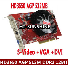NEW original ATI HD3650 AGP 512MB DDR2 AGP 8x video graphic card with shipping 2024 - buy cheap