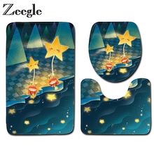 Zeegle-alfombra de dibujos animados para baño aseo, antideslizante, para baño, suelo de baño, lavable 2024 - compra barato