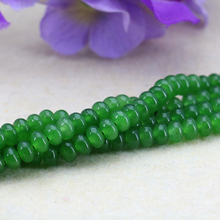Hot 4x6mm green chalcedony abacus shaped loose beads DIY fit women jewelry making gift 15" 2024 - buy cheap