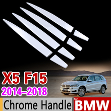 Car Chrome Door Handle Cover Stainless Steel Trim Set for BMW X5 F15 2014 2015 2016 2017 2018 Accessories Stickers Car Styling 2024 - buy cheap