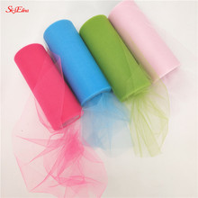 15cm*22m Tulle Roll tulle curtains Tulle Tutu Dress Organza DIY Party wedding decoration  Supplies 6zSH759 2024 - buy cheap