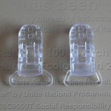 Clipe transparente para chupeta, 50 peças de plástico transparente para chupeta chupeta/manequim/nuk/mãe/suporte de brinquedo/clipes de suspensórios 20 mm / 25 mm 2024 - compre barato